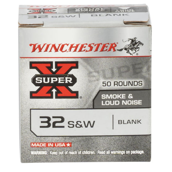 WIN BLANK 32 BLANK SMOKE AND NOISE 50/100 - Ammunition